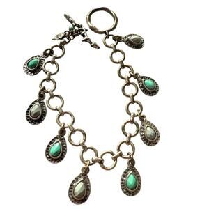 Lucky Brand Silver Tone Toggle Bracelet